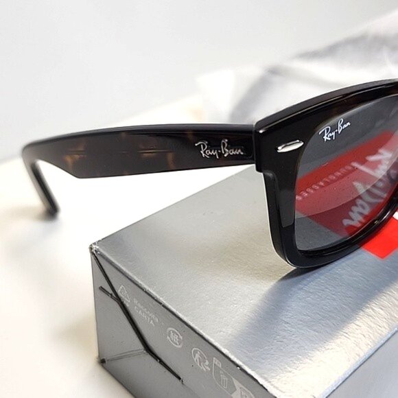 NEW - Ray-Ban RB2140 Wayfarer Sunglasses Havana/Grey Lens 50-22 mm - Unisex - Picture 7 of 9